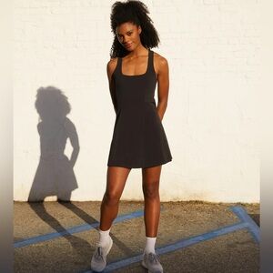 NWT Outdoor Voices Cross Back Dress Black size M